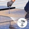 A03F-32Pack Solar Panel Mounting Brackets, Solar Panel End Clamps, Centre Clamps, For PV Solar Panel Solar Module 30Mm