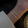 Popular Sparkling Necklace For Women Clavicle Chain Choker Silver Jewelry Wedding Party Birthday Gift