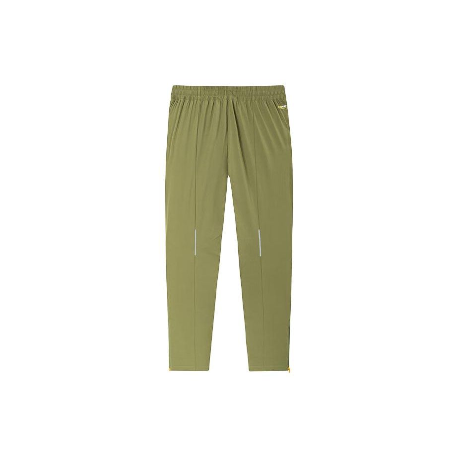 Anta Champion Series Solid Color Mid Waist Straight Loose Casual Pants Men bottoms Cangjing-Green 152420502-4