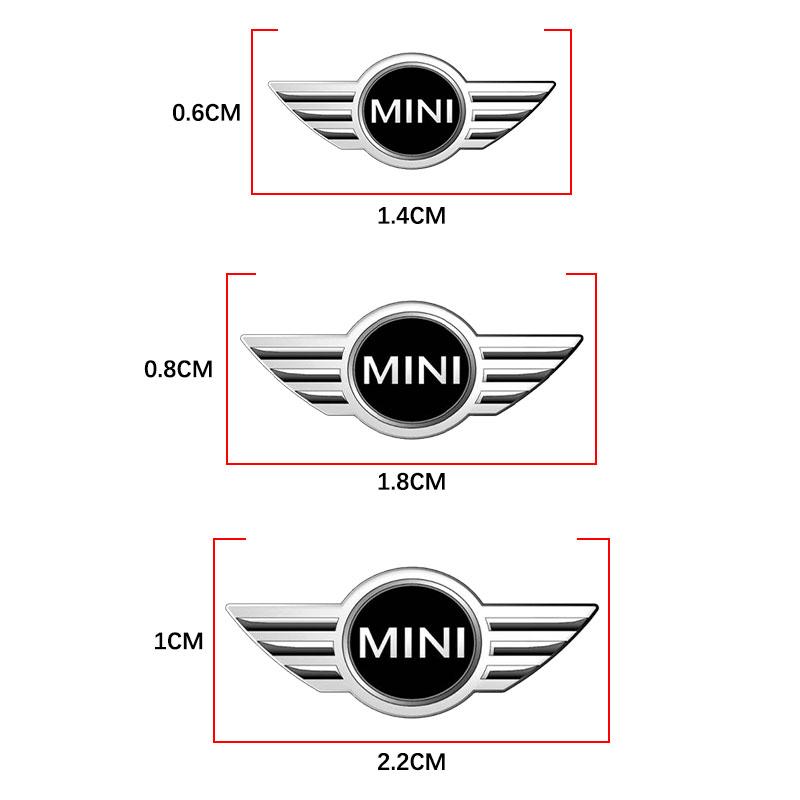 14/18/22mm Car Key Badge Emblem Replacement Car Key Sticker For MINI Cooper Fridge One S F56 R57 R58 R60 JCW Countryman Clubman