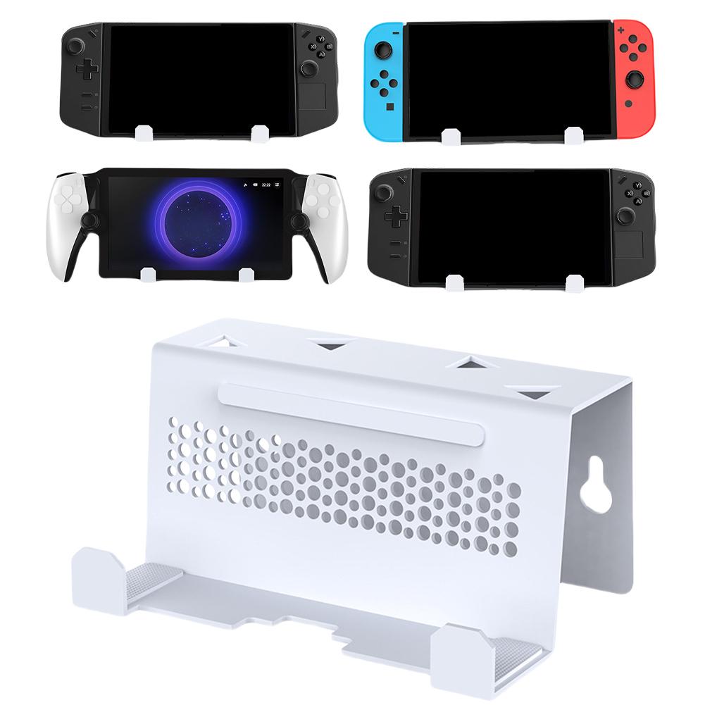 Konsolen-Dock-Halter Platzsparend TV-Dock-Zubehör Stabischer Host-Wandständer für PS5 Portal/ROG Ally X/Switch/Steam Deck
