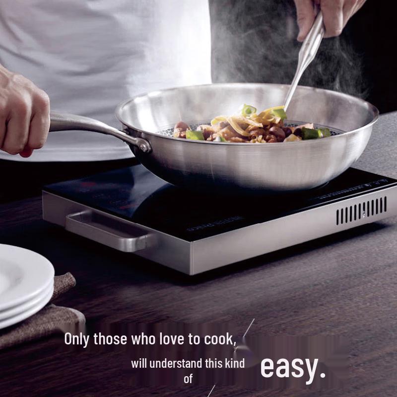 KOBACH Honeycomb Non-Stick Stainless Steel Wok