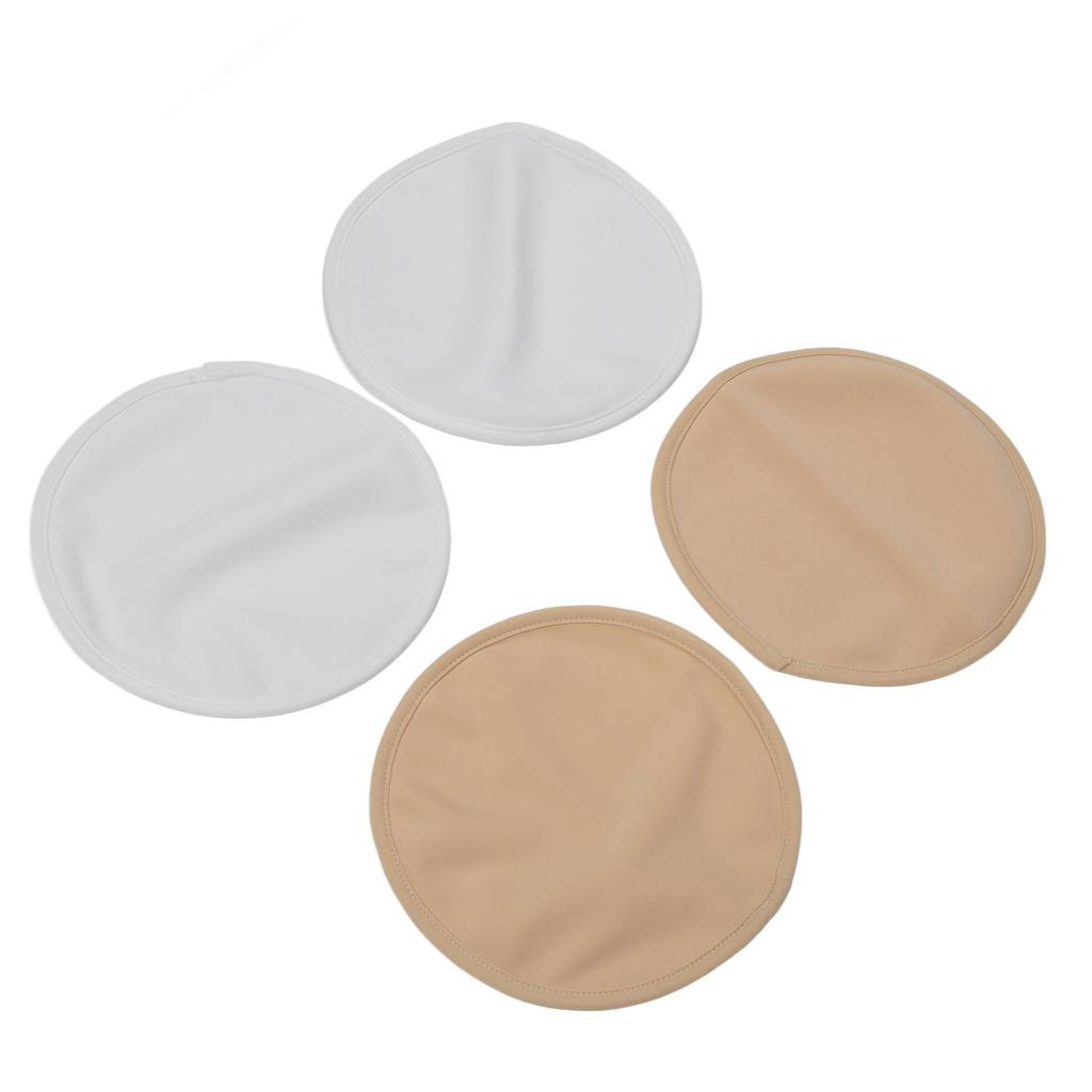 4PCS Castor Oil Breast Pack Wrap Washable Reusable Less Mess Breast Nursing Pads for Fibrocystic Breasts