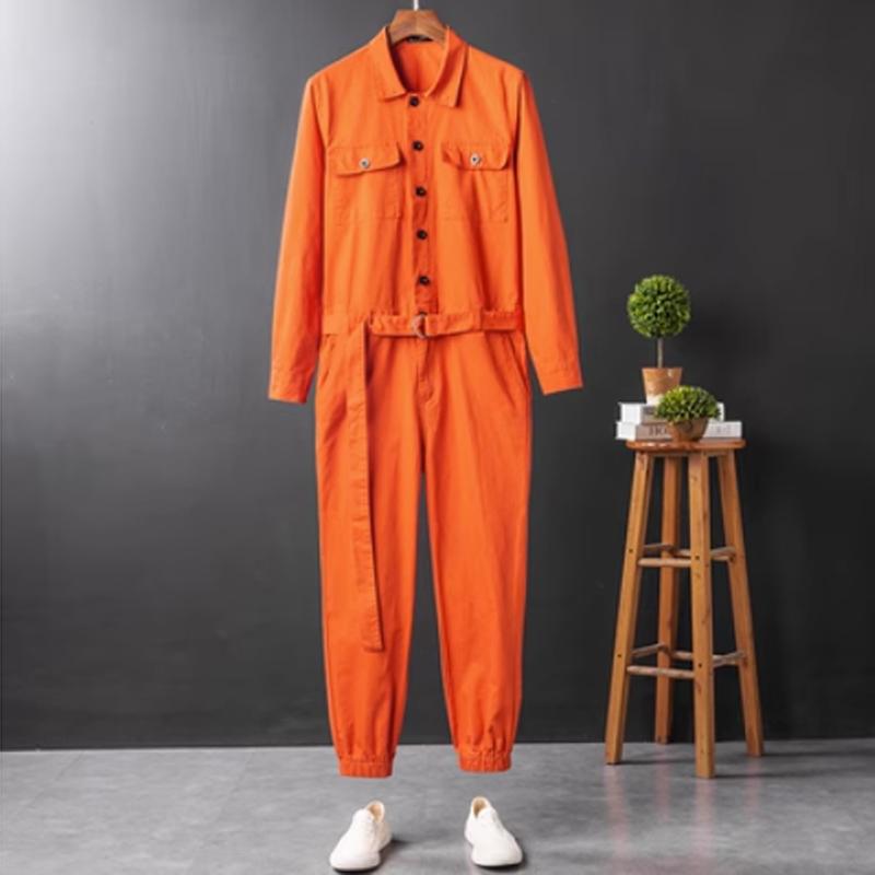 Men's jumpsuits Men's Show Costumes Large Size Overalls