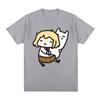 Hololive English VTuber Watson Amelia Bubba T Shirt Unisex /Women Aesthetic Kawaii Rabbit Tshirt Unisex Cartoon Casual Cotton Tees