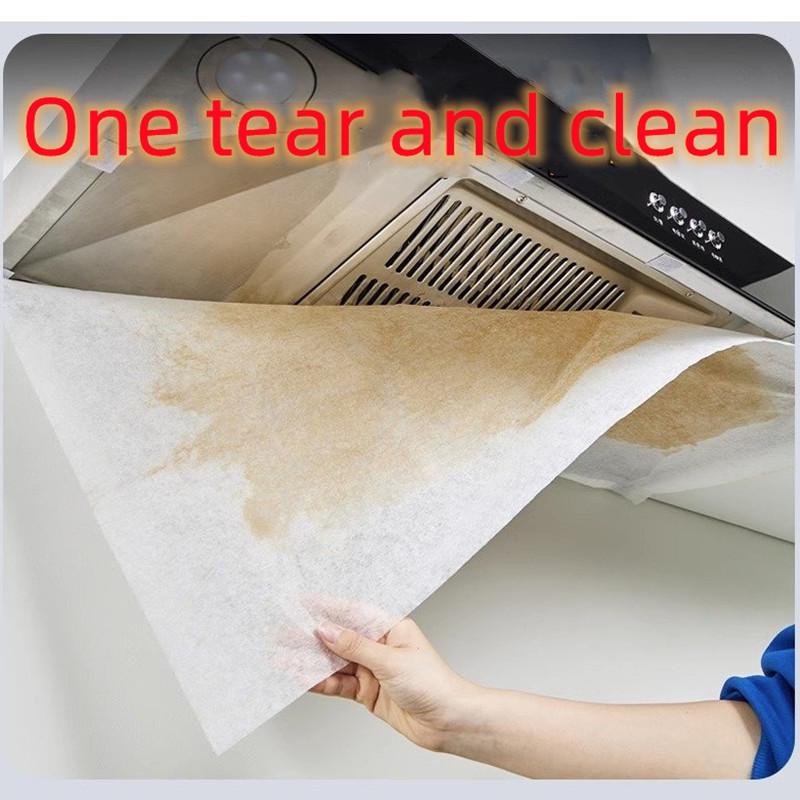 5/10M Disposable Hood Oil Filter Paper Non-woven Anti Oil Cotton Cooker Hood Extractor Fan Filter Kitchen Hood Grease Paper Towe