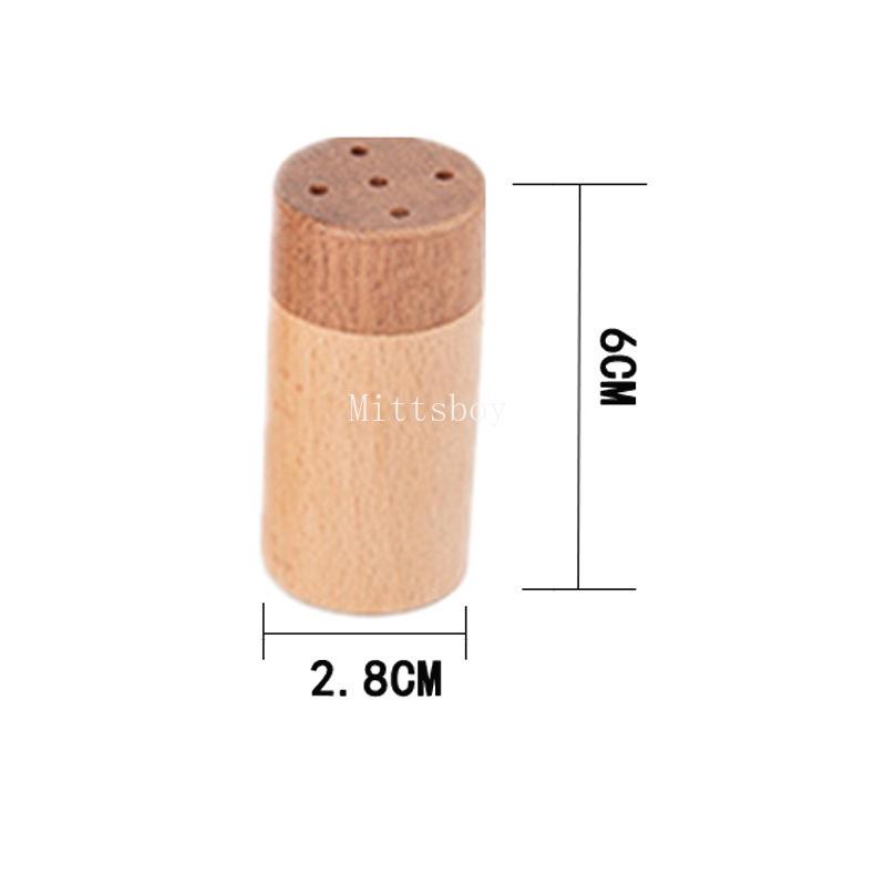 1Pcs Montessori Kitchen Toys Wooden Kitchen Play House Simulation Play House Condiment Bottles Educational Toy for Children Gift