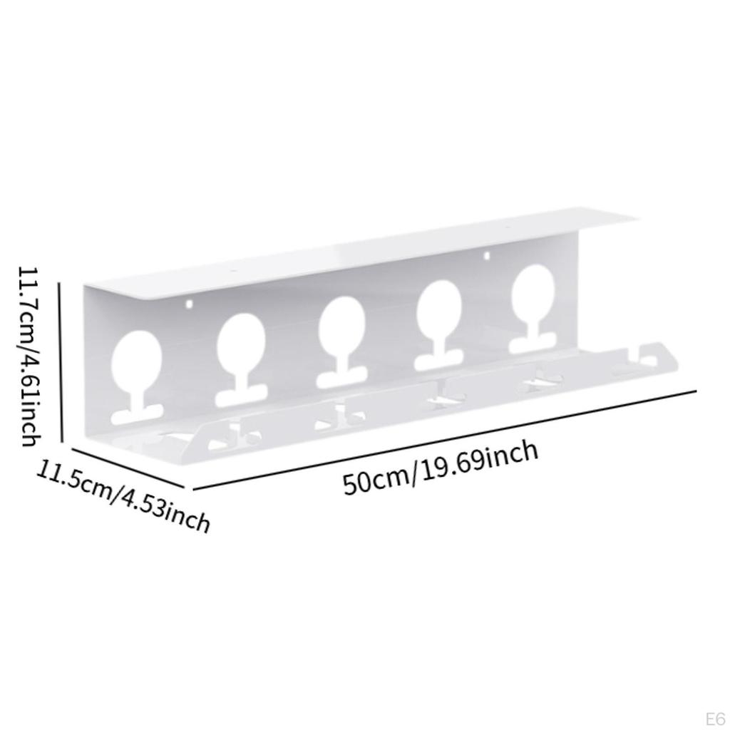 Taca do zarządzania kablami pod biurko z uchwytem na listwę zasilającą