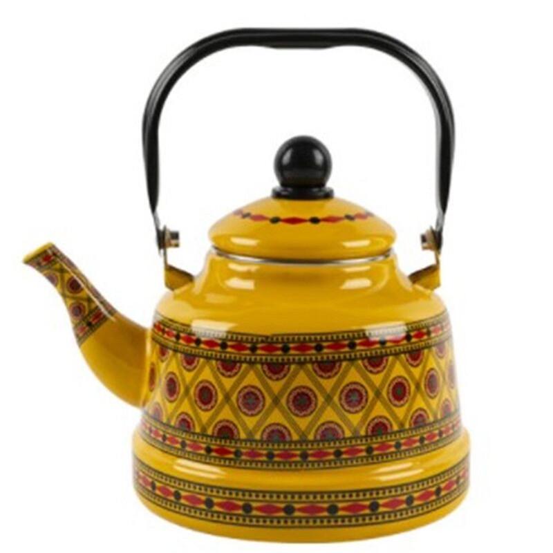 Enamel Porcelain Teapot: Heat-Resistant Kung Fu Tea Kettle for Induction and Gas Heating