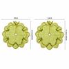Soft Velvet Christmas Tree Skirt Plush Surface Elegant Edge Velvet Tree Skirt Delicate Trim Rustic Style Furry Tree Skirt