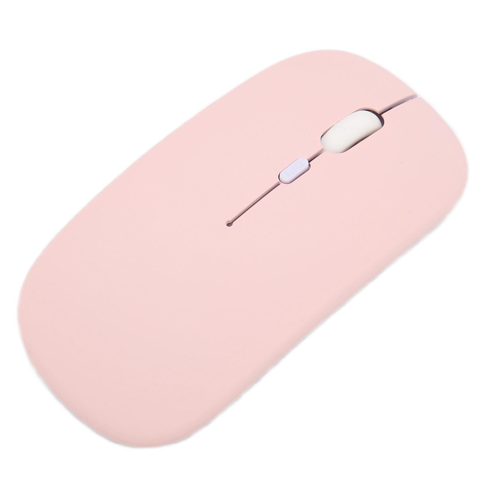 

Беспроводная мышь Smart Mini Portable 3 Speed DPI Adjustable Cordless Mouse для офисного ноутбука розовый