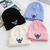 Hot Sale Stitch Beanie Hat Women Cute Cartoon Winter Knitted Cap Gift For Adult Kids Warm Knitted Caps