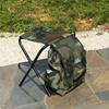 Outdoor Faltbarer Tragehocker Stuhl Aufbewahrungstasche Rucksack für Wandern Camping Angeln