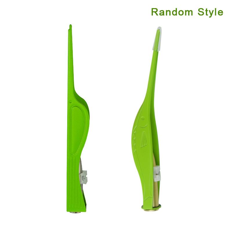 

Светящиеся ушные щипцы из нержавеющей стали, детская ухочистка со светодиодной лампой, инструмент для удаления ушной серы, средство для чистки ушей, нескользящая головка пинцета зелёный