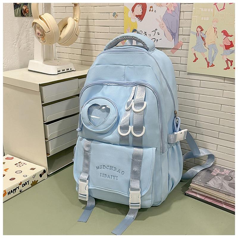 Junior High School Students' Schoolbags and Girls' New High Value Ins Wind High School Students' Lightweight and Large Capacity Backpacks