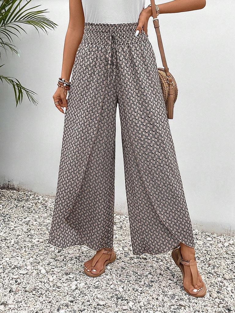 Women's Clothing Summer New Fashion Versatile Women's Wide-leg Culottes