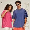 Men's Vintage Distressed Oversized Drop Shoulder T-Shirt, European Size, 230g, Short Sleeve