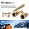 Portable Binocular Telescopes for Adults Kids Long Range High Magnification Retro Telescope with Handle for Concert Football Match Bird Watching
