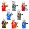 Cross-border Sale Universe Hero Building Block Doll Set with Weapon Bag