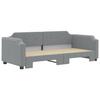 VidaXL Daybed with Pull-out Bed Light Grey 90x200 Cm Fabric 3197634