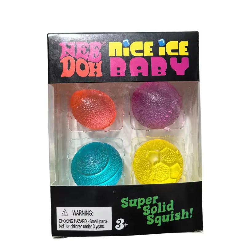 NEEDOH Vánoční Velikonoční Adventní Kalendář 24 ks Jedinečná Roztomilá Mačkací Fidget Hračka Pomalý Odskok Úleva od Stresu Tajemná Překvapivá Krabička