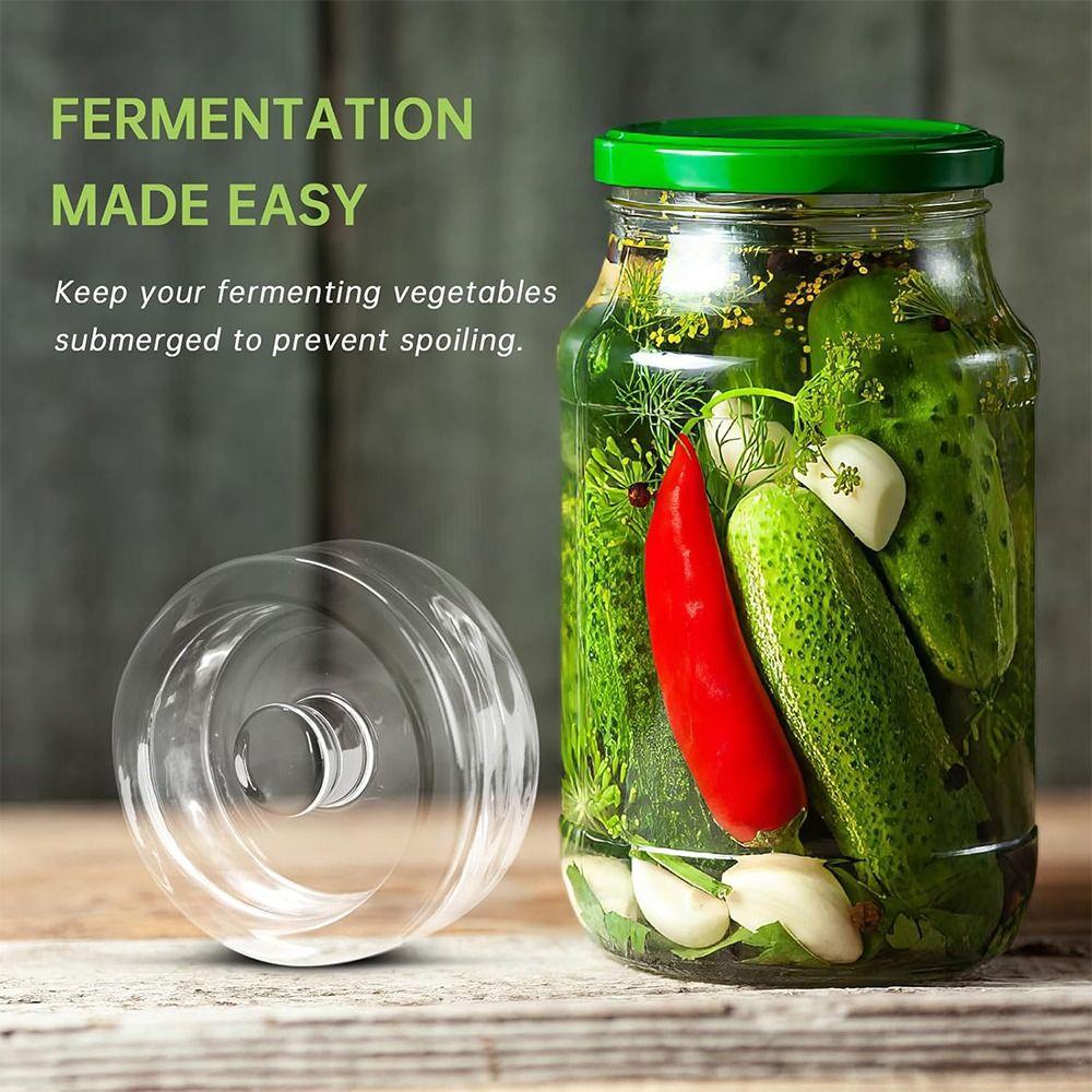 Schwerer Einmachglasdeckel mit breiter Öffnung und Griff Käsefermentationsdeckel Einmachgläser Einmachgläser