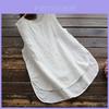 Zanzea Donna Taglie Forti Canotta Basic Senza Maniche Larga Monocolore Per Comfort Stilosa in Estate