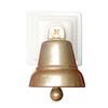 HIGHAWK Doorbell Copper Antique Brass Home Interior Good Luck Chime, Bell, Doorbell, Decor, Entryway, Decor, Matte, (Large, Double-Sided Tape)