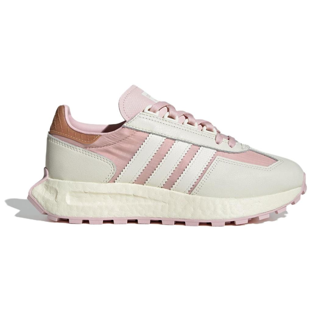 Adidas Originals Retropy E5 Suede Fashion Retro Slip-Resistant Durable Low-Top Lifestyle Casual Shoes Women Sneaker White Pink JH7202