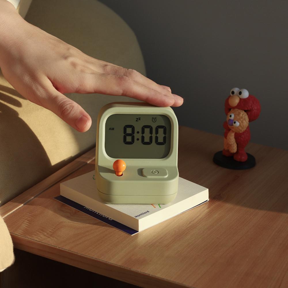 Game Digital Alarm Clock For Bedroom Nostalgia Dormitory Sleepiness Learning Timer All-In-One Clock Special For