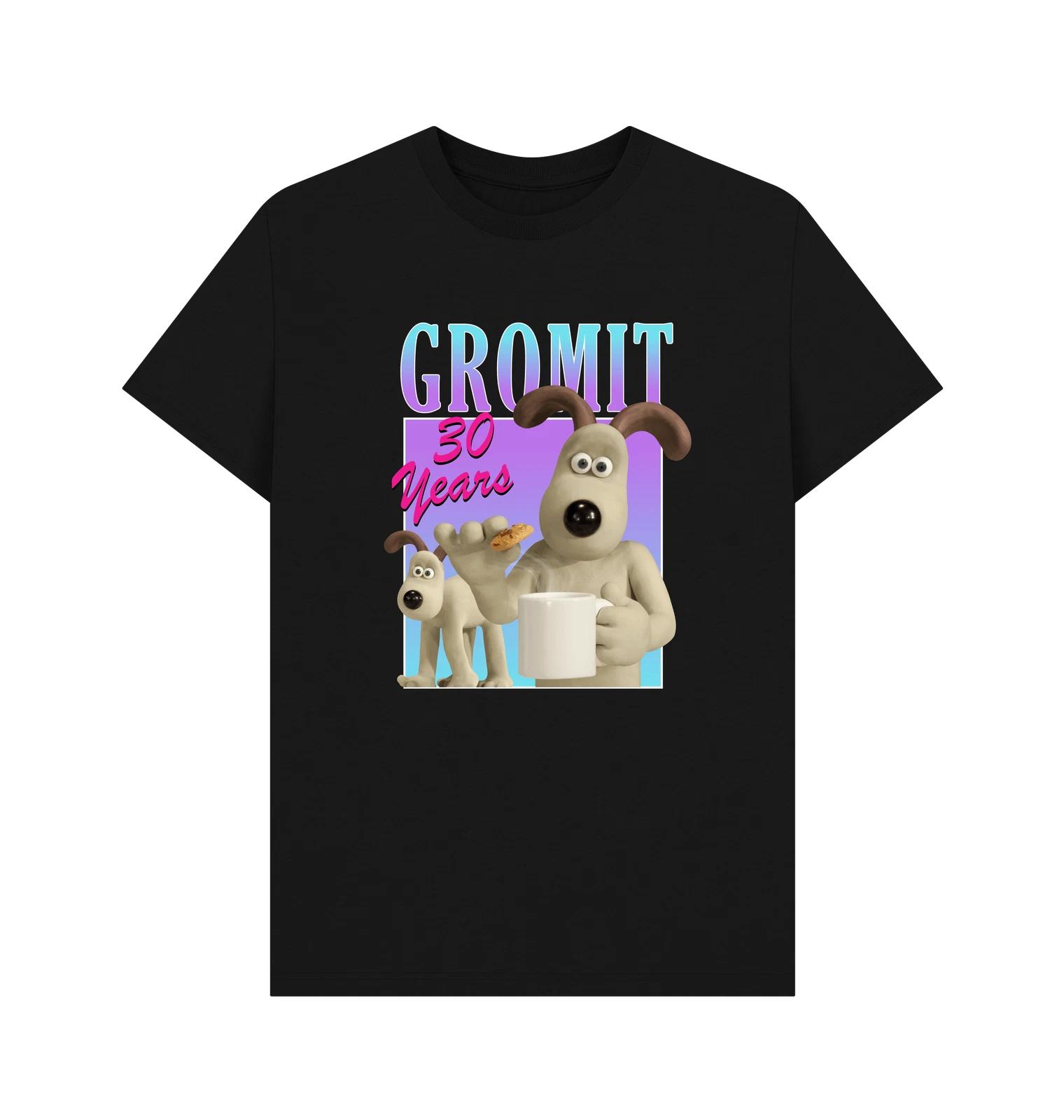 

PREMIUM OFFICIAL Wallace & Gromit Wallace & Gromit Gradient Birthday Unisex T... 2XL