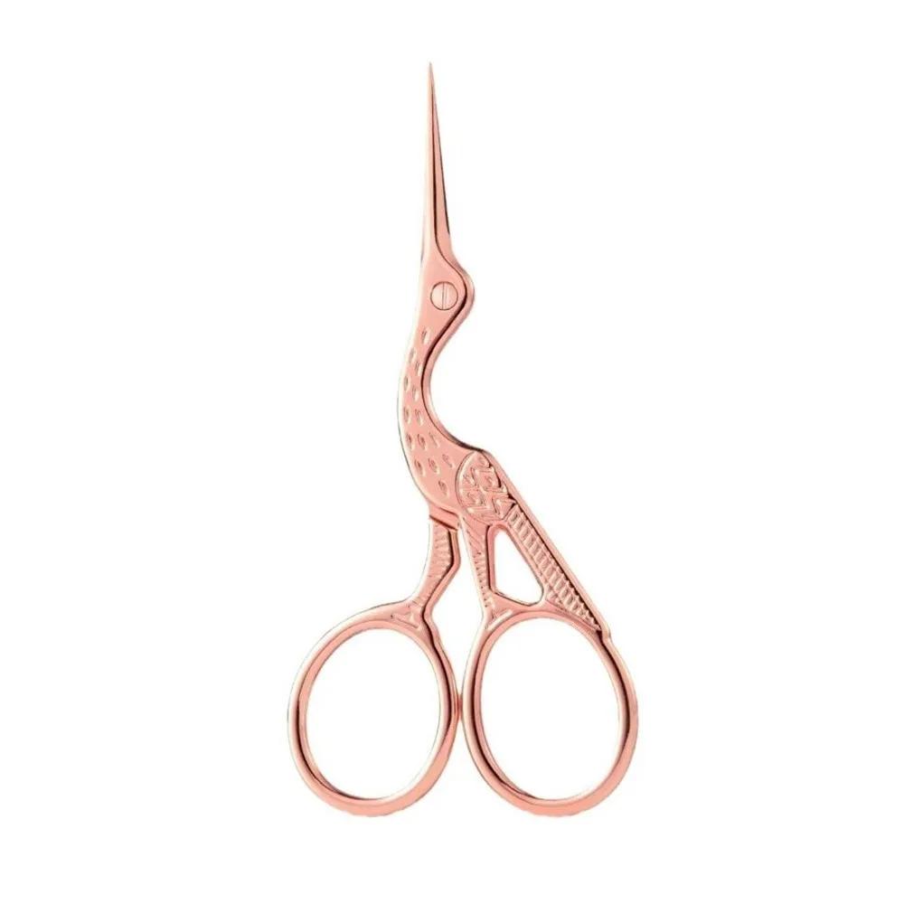 Professional Tool Bird Shape Nail Art Shears Stainless Steel Precision Vintage Cutters Tailor Shears Handmade Crafts