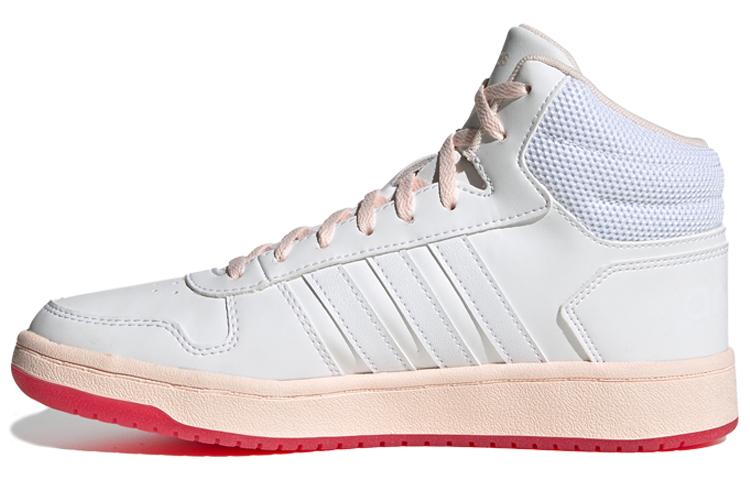 Adidas Wmns Hoops 2.0 Mid White Power Pink FW9355 38⅔