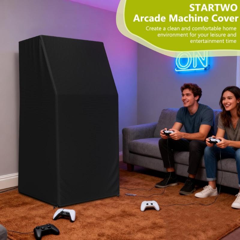 Waterproof Arcades Game Machine Protector Cover Oxford Fabric Dustproof Cover with Double Zippered Design For Outdoor