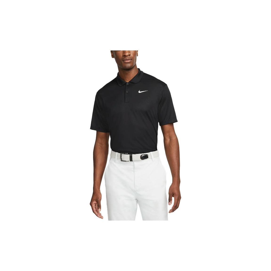 

Nike Однотонный логотип свитер поло рубашка мужская топы черный DH0822-010 XL