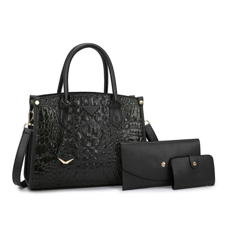 Fashion trendy single shoulder simple new retro messenger personalized women's bag portable multi-piece set