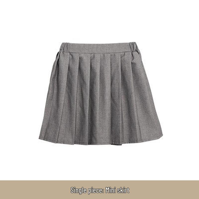 Britský styl základní školní uniforma set: Jarní/podzimní absolventský oděv pro mateřskou školu pro třídní vystoupení