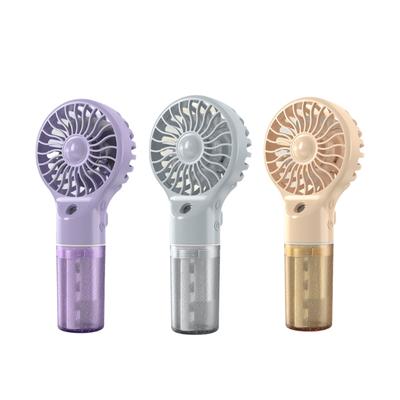Misting Fan with Misting Small Handheld Fan Rechargeable Fan Water Handheld Fan Hand Fan Cooling 4 Speed