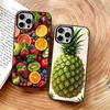 Fruit Kingdom  Phone Case For iPhone 17,16,15,14,13,12,11 Plus,Pro Max,XS,Colored Silver Plated Inside Cover