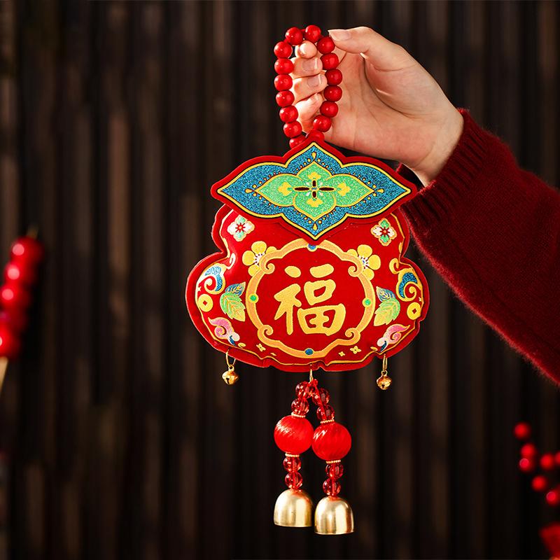2026 Chiense New Year Decoration Horse Door Pendant Tet Decoration Hanging Ornament Spring Festival Supplies