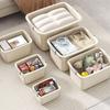 Extra Large Cream Storage Box for Books, Clothes, Quilts - Household Organization