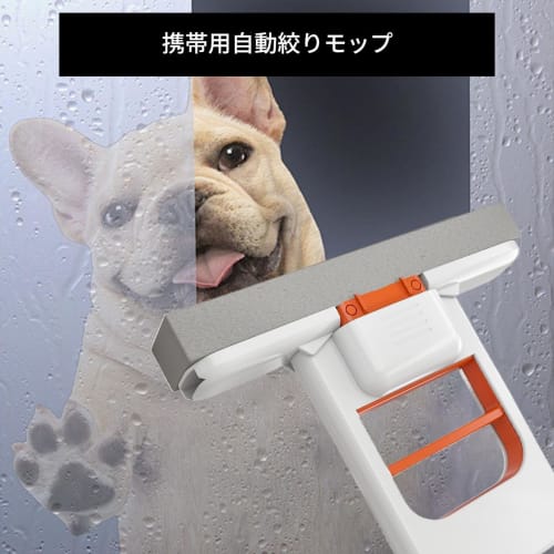 Mini Mop, No Hand Washing Required, Handheld Sponge Mop, Foldable, Wet/Dry Use, Easy One-Hand Use, Absorbent, Easy Storage, Easy Cleaning, Durable, Li