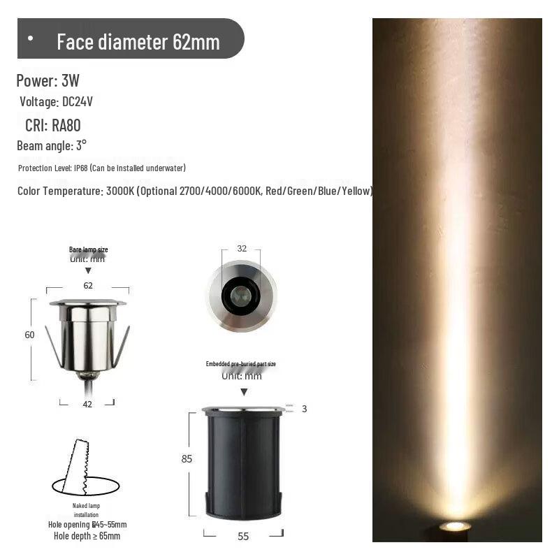 NuFeng Narrow Beam Buried Light