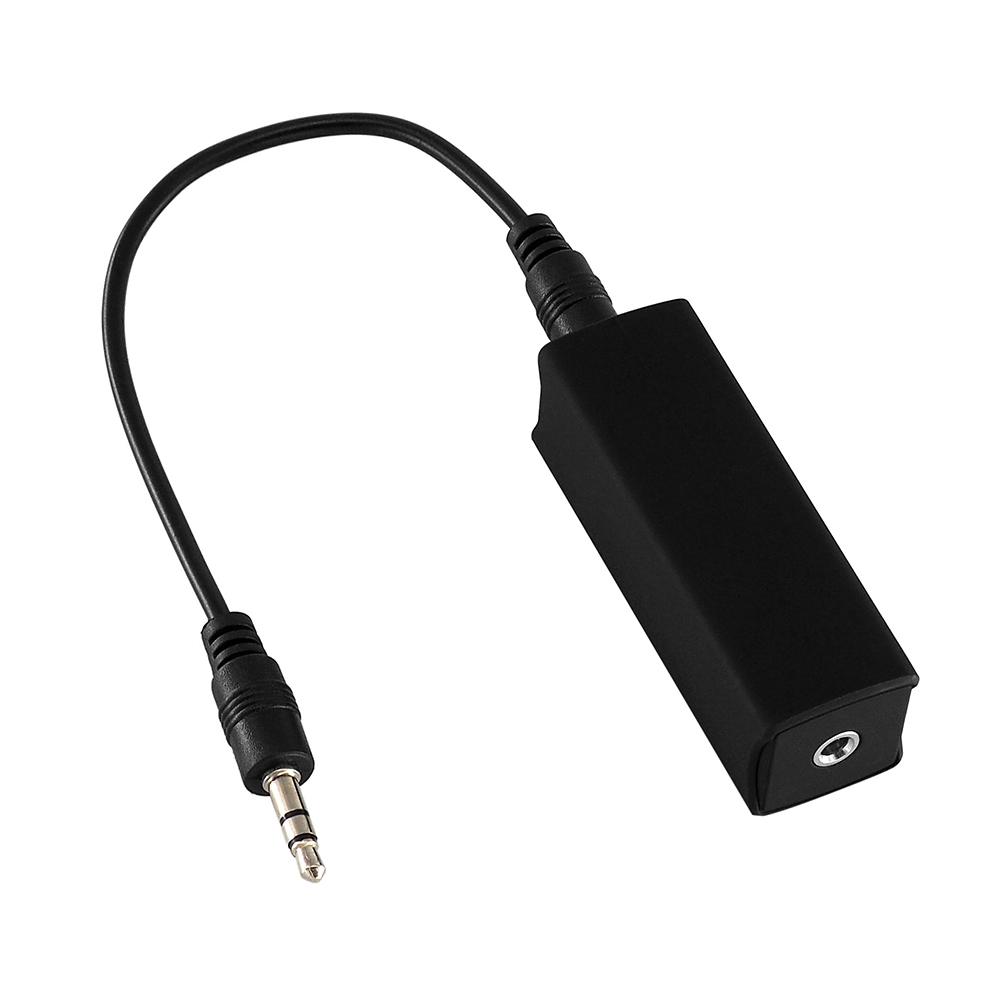 Ground Loop Noise Isolator Eliminating Audio Noise Effectively for Car Audio System Home Speaker with 3.5mm Audio Cable