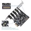 PCI-E To USB 3.0 Adapter 4-Ports 5Gbps Self-Powered USB 3.0 PCI  Pansion Card with 15 Pin Connector for