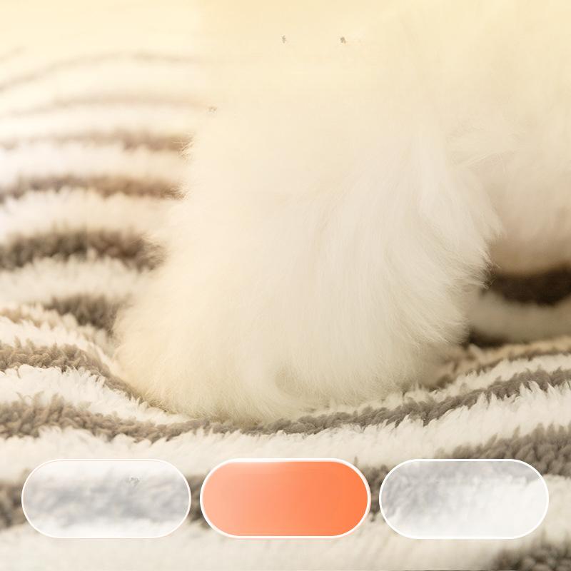 Haustiernest Herbst und Winter Gestreifte Jurte Geschlossener Zwinger Katze Warmes Katzenkörbchen Tiefschlafzelt Hundebett