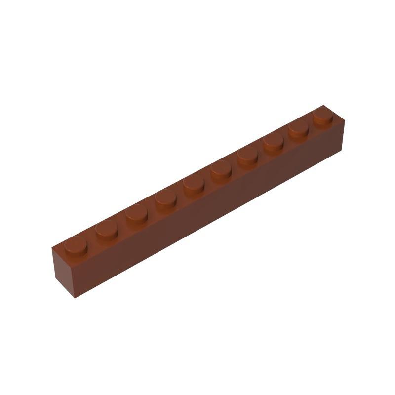 10pcs 6111 Brick 1 X 10 Collections Bulk Modular GBC Toys For Technical MOC Set DIY Compatible Sale Buildings Block