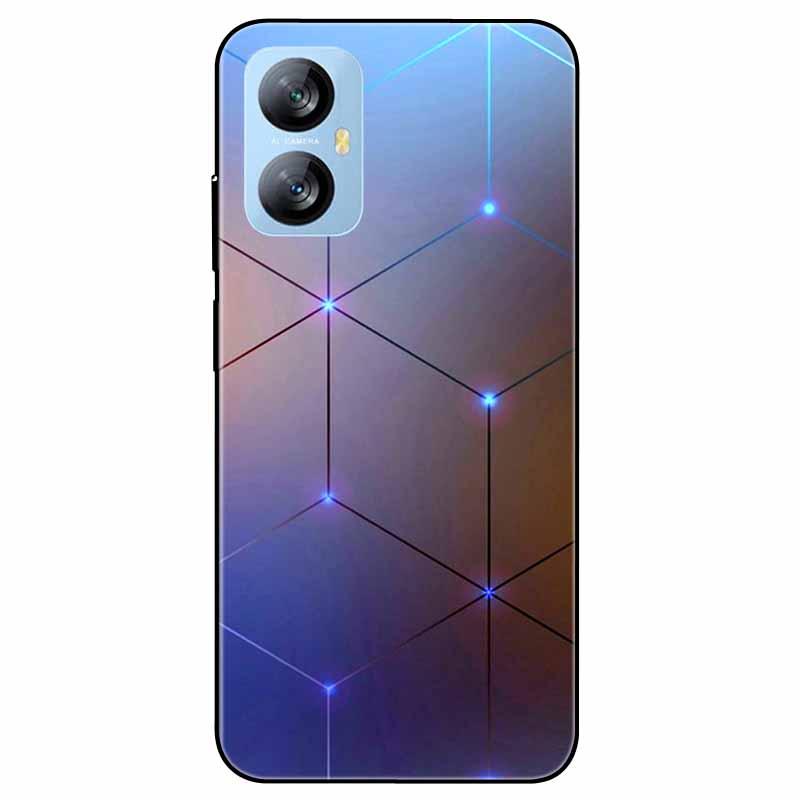 Für Blackview A52 Pro Hülle Handyhülle Stoßfeste Schwarz lackierte TPU Hülle für Blackview A52 Pro Silikon Weicher Bumper A52Pro Süß