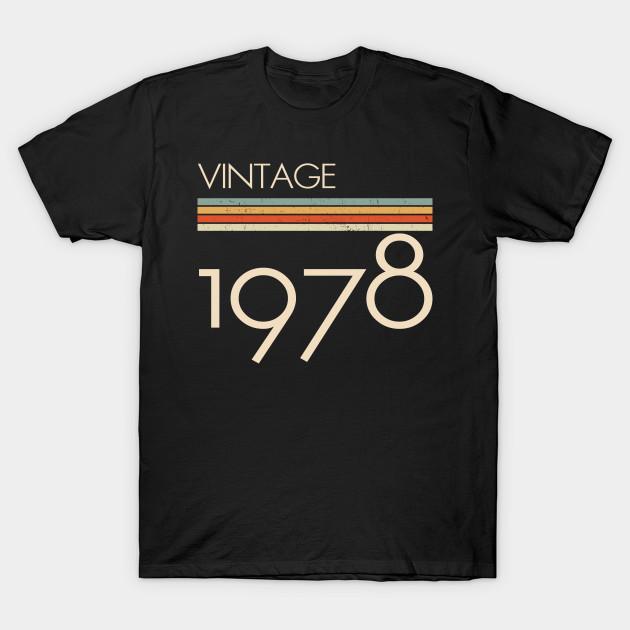 Vintage Classic 1978 T-Shirt S разноцветный