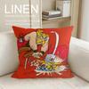 Cute Asterix Cushion Cover Pillowcase Set Pcs x x Breathable Washable Sofa Cushion Cover
